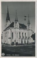 Máramarossziget, Református templom / Calvinist church 'vissza' So. Stpl (EK)