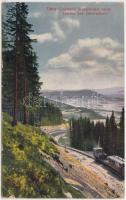 Tátra, Csorba-tó, fogaskerekű vasút, kiadja Cattaro S. utóda Földes Samu / lake, funicular (EK)