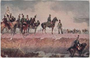 7 db RÉGI főként használatlan motívumlap; katonai, uralkodó / 7 old mostly unused motive cards; mili...