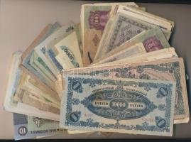 ~100db vegyes magyar és külföldi bankjegy tétel T:vegyes