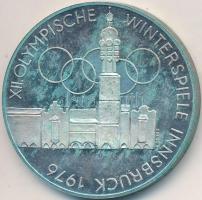 Ausztria 1976. 100Sch Ag "Innsbruck - XII. Téli olimpia / Épületek és olimpiai logó" T:PP ...