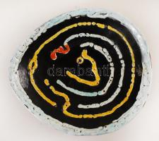 Iparművészeti Vállalatos tálka, jelzett (Gál), apró lepattanással, 20×18 cm