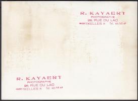 cca 1970 R. Kayaert (Brüsszel): Balettművészek, 18x13 cm