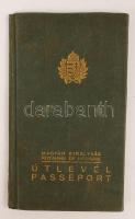 1938 Keményfedeles magyar útlevél / Hungarian passport
