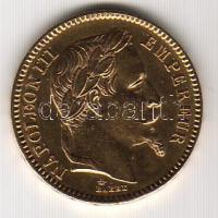Franciaország/II.Császárság/III.Napóleon 1866A 20Fr Au 6,45g T:2