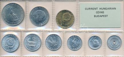1982. 2f-10Ft 9db klf érmés forgalmi sor fóliatokban T:1