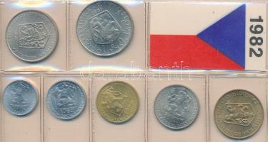 Csehszlovákia 1982. 5H-5K (7xklf) forgalmi sor fóliatokban T:1
Czechoslovakia 1980/81. 5 Haleru - 5 ...