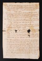 1686 Vajkai érseki széki szolgabíró, Bittó Pál előtti bírósági úgy esetleírása ékes magyar nyelven. ...