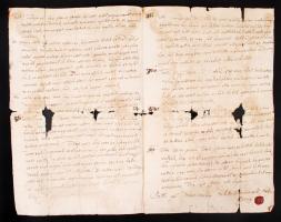 1686 Vajkai érseki széki szolgabíró, Bittó Pál előtti bírósági úgy esetleírása ékes magyar nyelven. ...