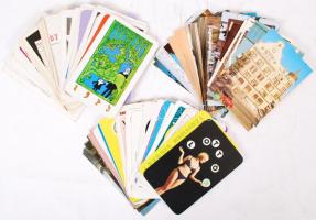 1960-1985 kb 90 db nagyrészt különböző kártyanaptár