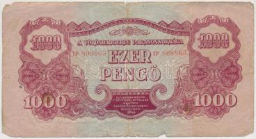 1944. 1000P "A Vöröshadsereg Parancsnoksága" T:IV