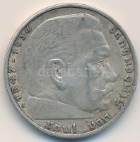 Német 3. Birodalom 1936A 5M Ag "Hindenburg" T:VF
German Third Reich 1936A 5 Mark Ag "...