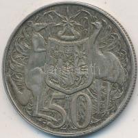 Ausztrália 1966. 50c Ag "II. Erzsébet" T:2- ph., patina Australia 1966. 50 Cents Ag "Elizabeth II" C:VF edge error, patina Krause KM#67