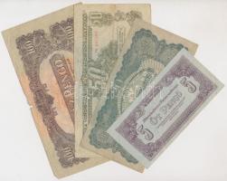 1944. 5P (2x), 20P (2x), 50P, 100P (6x) "A Vöröshadsereg Parancsnoksága" T:III,III-,IV