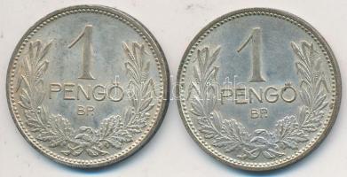 1938. 1P Ag (2x) T:2-