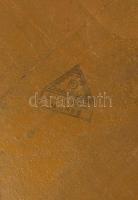 Olvashatatlan jelzéssel: Pirkadat a völgyben. Olaj, karton, keretben, 34×49 cm