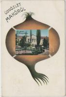 Makó, Megyeháza, hagyma, Kovács Sándor kiadása (fl)