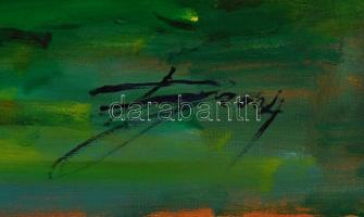 Olvashatatlan jelzéssel: Kréta. Olaj, vászon, keretben, 75×90 cm