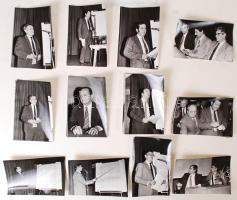 1987 Száz éves a villamos, konferencián készült  kis doboznyi fotó, 9x13 cm