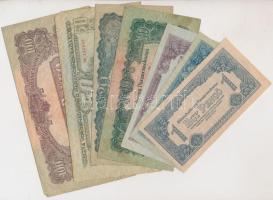 1944. 1P, 2P, 5P, 10P, 20P (2x), 50P, 100P (2x) "A Vöröshadsereg Parancsnoksága" T:III,III-,IV