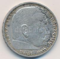 Német 3. Birodalom 1938A 2M Ag "Hindenburg" T:2
German Third Reich 1938A 2 Mark Ag "H...