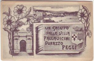 Pegli lap leporelloval (a leporelloo egy lap kivételével hiányzik)