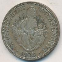 1933. 2P Ag "Madonna" T:2-,3
Unger: 1511., Adamo P7