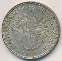 1938. 2P Ag "Madonna" T:2-
Unger: 1511., Adamo P7