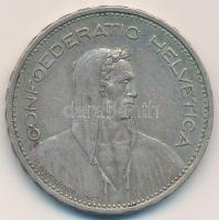 Svájc 1935B 5Fr Ag T:2-
Switzerland 1935B 5 Francs Ag C:VF