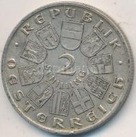 Ausztria 1928. 2Sch Ag "Schubert" T:2,2- Austria 1928. 2 Schilling Ag "Schubert" C:XF,VF