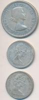 Kanada 1967. 10c Ag (2x) + 1964. 25c Ag T:2,2-
Canada 1967. 10 Cents Ag (2x) + 1964. 25 Cents Ag C:X...