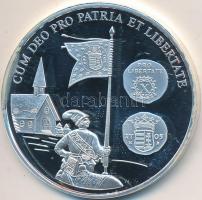 DN "A magyar pénz krónikája - Cum Deo pro Patria et Libertate" Ag emlékérem (20g/0.999/38,...