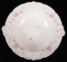 Régi tálak, matricásak, jelzés nélküliek, hibátlanok, összesen:4 db