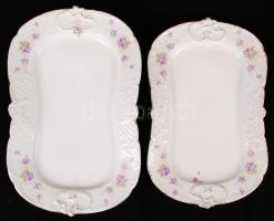 Régi tálak, matricásak, jelzés nélküliek, hibátlanok, összesen:4 db