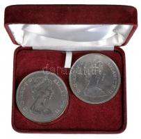 Nagy-Britannia 1981. 25P "Lady Diana és Károly herceg" (2x) dísztokban, tájékoztatóval T:2...