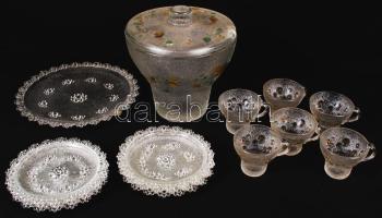 Retró bólés készlet, hibátlan