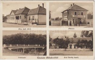 Rábakecöl, Római katolikus iskola, Plébánia, Gróf Cziráky kastély