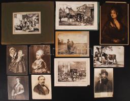 cca 1800-1900 11 db nyomat, és rézmetszet / prints and etchings