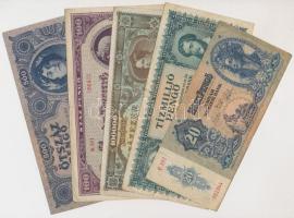 Több mint 200db-os vegyes bankjegy tétel a pengő időszakból T:vegyes