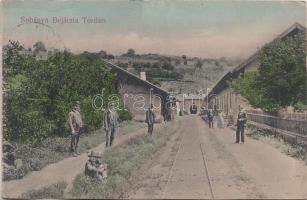Torda, sóbánya bejárata, Füssy József kiadása / entrance of the salt mine
