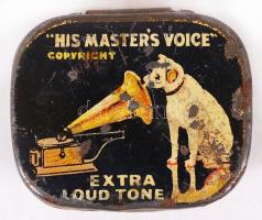 "His Master's Voice" gramofontű doboz