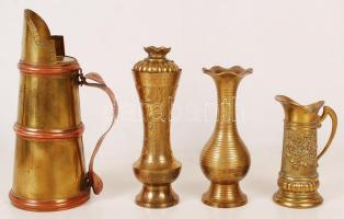 Kerámia és réz tárgyak, néhány sérült, összesen:20 db