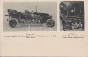 Automobil, in dem Erzherzog Franz Ferdinand in Sarajevo ermordet wurde; Österreichisches Heeresmuseum / The automobile in which Franz Ferdinand was murdered