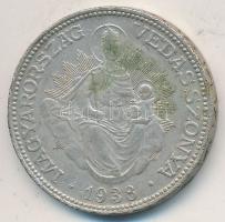 1938. 2P Ag "Madonna" T:2-
Unger: 1511., Adamo P7