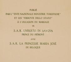 Visions d'Italie. à l'occasion du mariage de S.A.R. Umberto di Savoia, Prince du ...