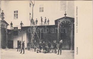 Kalocsa, a Jézustársasági Stephaneum tűzoltósága; Jancsó Antal kiadása