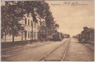 Nagyrőce, vasútállomás, kiadja Fehér Dezső