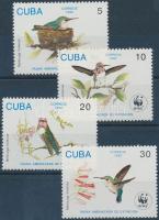 1992 Kolibri sor + ugyanaz a sor 4 FDC-n Mi 3589-3592