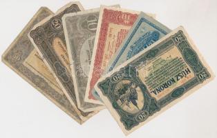 ~50db vegyes bankjegy tétel a korona időszakból T:vegyes
