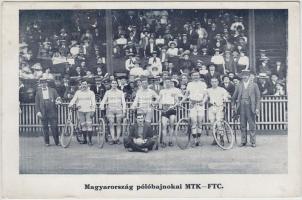 Magyarország pólóbajnokai MTK-FTC / bicycles, Hungarian polo champions (Rb)